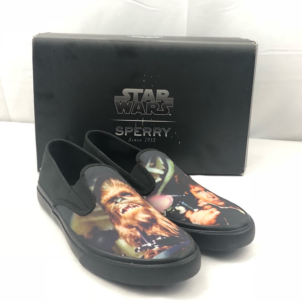 Sperry Top Sider Star Wars Han Solo Black Slip On
